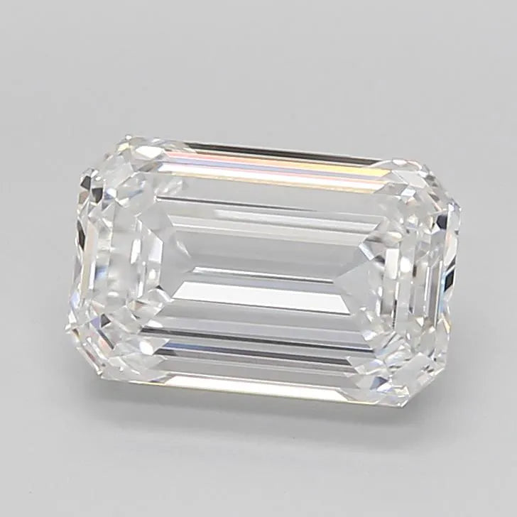 3.42ct Emerald Lab Grown Diamond (Colour D, Clarity VVS1, IGI Certified)