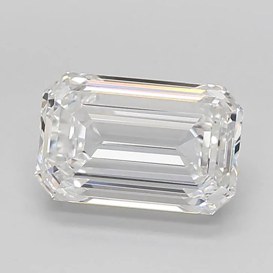 3.42ct Emerald Lab Grown Diamond (Colour D, Clarity VVS1, IGI Certified)