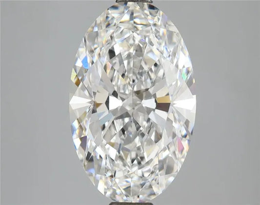 3.45ct Oval Lab Grown Diamond (Colour D, Clarity VVS2, IGI Certified)