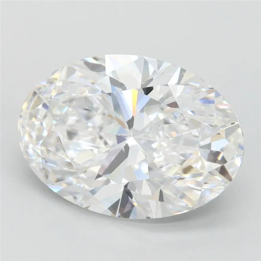3.50ct Oval Lab Grown Diamond (Colour D, Clarity IF, IGI Certified)