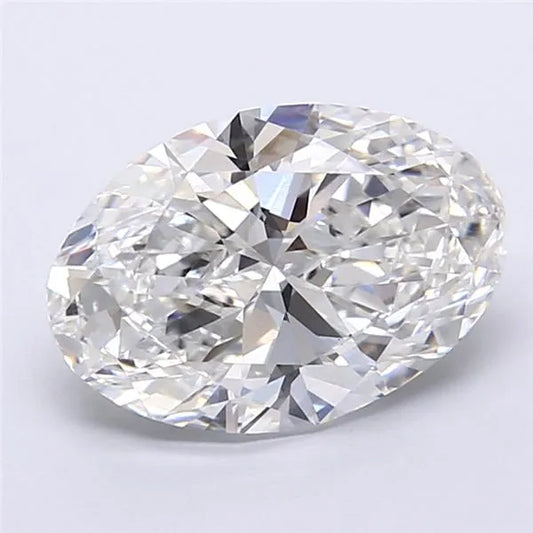 3.50ct Oval Lab Grown Diamond (Colour F, Clarity VS1, IGI Certified)