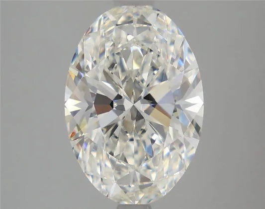 3.50ct Oval Lab Grown Diamond (Colour F, Clarity VVS2, Cut EX, IGI Certified)