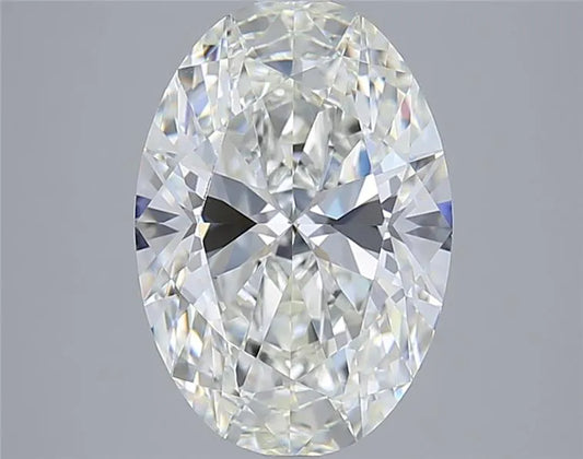 3.50ct Oval Lab Grown Diamond (Colour G, Clarity VVS2, IGI Certified)
