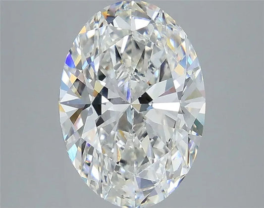 3.50ct Oval Lab Grown Diamond (Colour G, Clarity VVS2, IGI Certified)