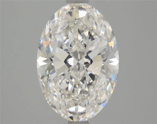 3.50ct Oval Lab Grown Diamond (Colour G, Clarity VVS2, IGI Certified)