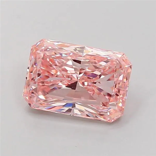3.50ct Radiant Lab Grown Diamond (Colour Fancy Intense Pink, Clarity VS2, IGI Certified)