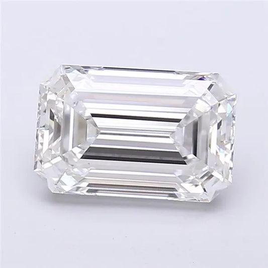 3.53ct Emerald Lab Grown Diamond (Colour F, Clarity VS1, IGI Certified)
