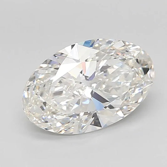 3.59ct Oval Lab Grown Diamond (Colour F, Clarity VVS2, IGI Certified)