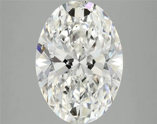 3.92ct Oval Lab Grown Diamond (Colour F, Clarity SI1, IGI Certified)