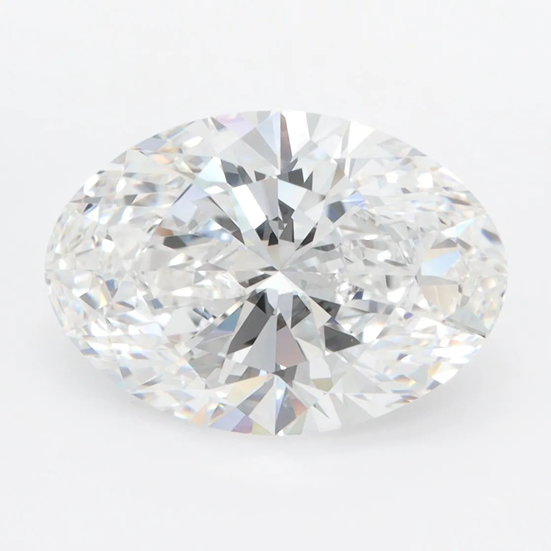 3.95ct Oval Lab Grown Diamond (Colour E, Clarity VVS1, IGI Certified)