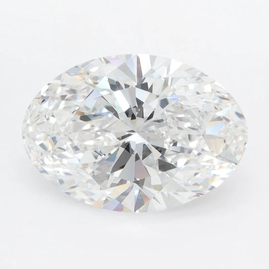 3.95ct Oval Lab Grown Diamond (Colour E, Clarity VVS1, IGI Certified)