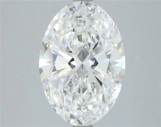 4.01ct Oval Lab Grown Diamond (Colour D, Clarity VVS2, IGI Certified)