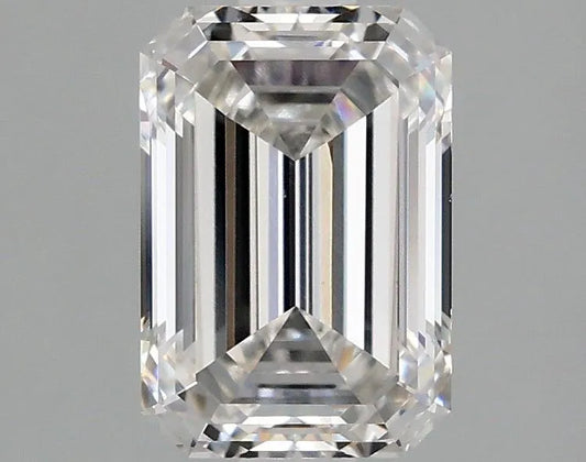 2.00ct Emerald Lab Grown Diamond (Colour G, Clarity VVS2, IGI Certified)