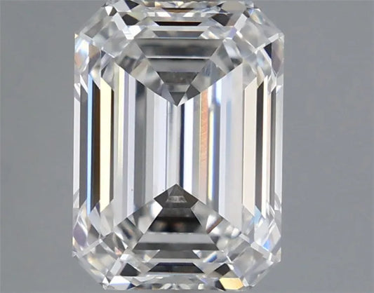2.10ct Emerald Lab Grown Diamond (Colour E, Clarity VVS2, IGI Certified)