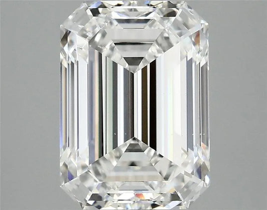 4.01ct Emerald Lab Grown Diamond (Colour E, Clarity SI1, IGI Certified)