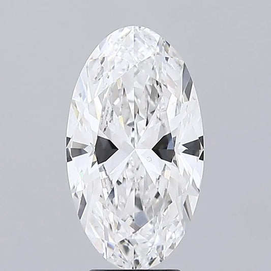 4.01ct Oval Lab Grown Diamond (Colour E, Clarity VS2, IGI Certified)