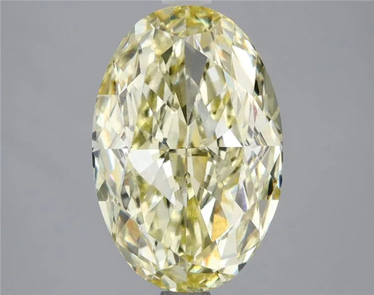 4.01ct Oval Lab Grown Diamond (Colour Fancy Intense Yellow, Clarity VS1, IGI Certified)