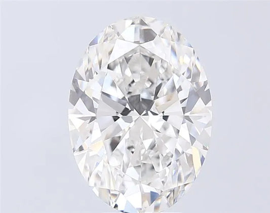 4.02ct Oval Lab Grown Diamond (Colour F, Clarity VVS2, IGI Certified)