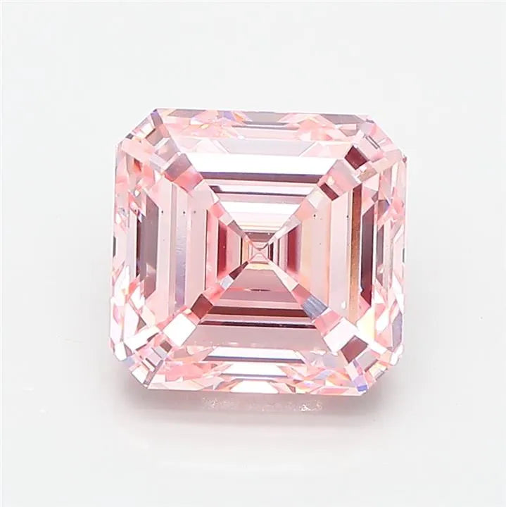 4.03ct Asscher Lab Grown Diamond (Colour Fancy Intense Pink, Clarity VS1, IGI Certified)