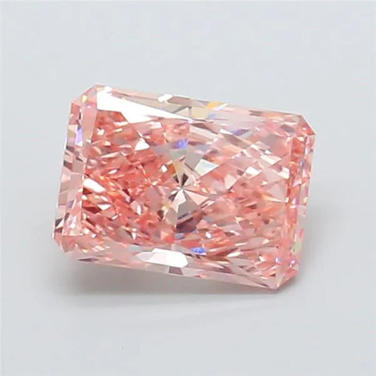 4.04ct Radiant Lab Grown Diamond (Colour Fancy Vivid Pink, Clarity VS1, IGI Certified)