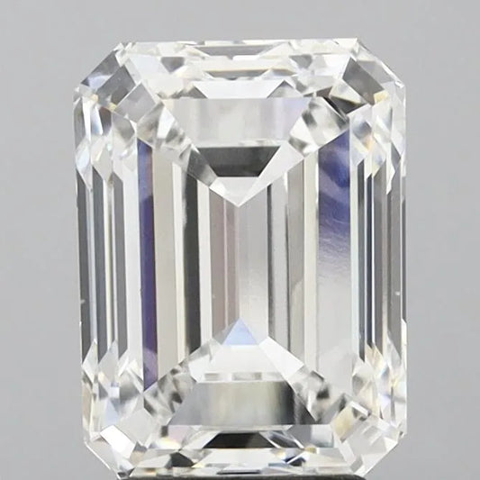 4.05ct Emerald Lab Grown Diamond (Colour F, Clarity VVS2, IGI Certified)