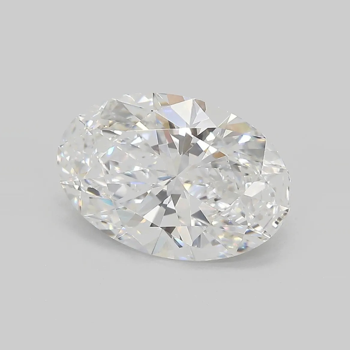 4.05ct Oval Lab Grown Diamond (Colour D, Clarity VVS2, IGI Certified)
