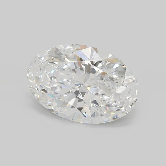 4.05ct Oval Lab Grown Diamond (Colour D, Clarity VVS2, IGI Certified)