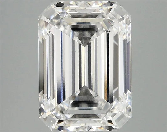4.10ct Emerald Lab Grown Diamond (Colour D, Clarity VS2, IGI Certified)
