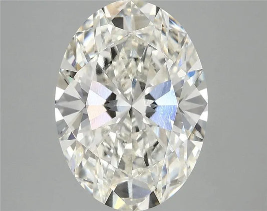 4.10ct Oval Lab Grown Diamond (Colour H, Clarity VVS2, IGI Certified)