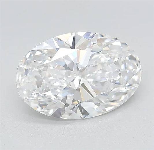 4.27ct Oval Lab Grown Diamond (Colour D, Clarity VVS1, Cut EX, IGI Certified)
