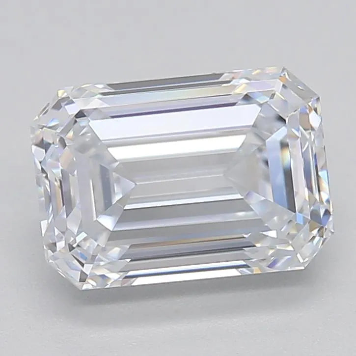 1.56ct Emerald Lab Grown Diamond (Colour E, Clarity VVS2, GIA Certified)
