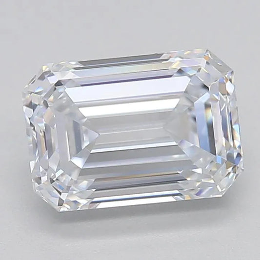 1.56ct Emerald Lab Grown Diamond (Colour E, Clarity VVS2, GIA Certified)
