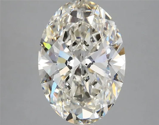 3.10ct Oval Lab Grown Diamond (Colour H, Clarity SI1, IGI Certified)