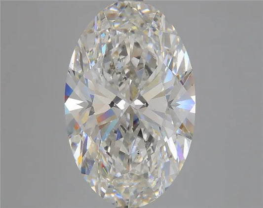 7.32ct Oval Lab Grown Diamond (Colour G, Clarity SI1, IGI Certified)