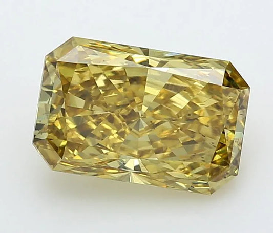 2.37ct Radiant Lab Grown Diamond (Colour Fancy Vivid Yellow, Clarity VS2, Cut GD, IGI Certified)