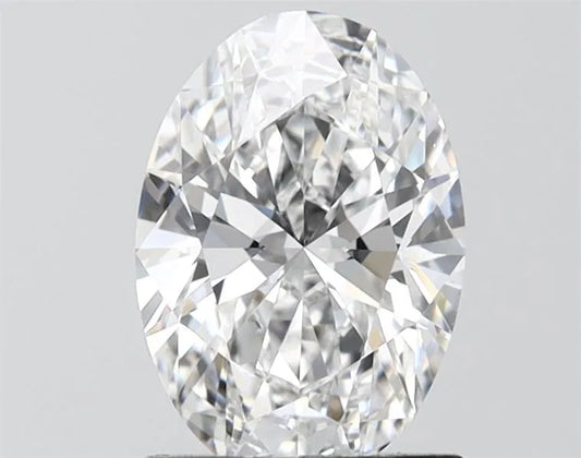 1.44ct Oval Lab Grown Diamond (Colour D, Clarity VVS2, IGI Certified)