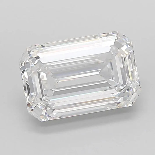 5.03ct Emerald Lab Grown Diamond (Colour D, Clarity FL, Cut EX, IGI Certified)