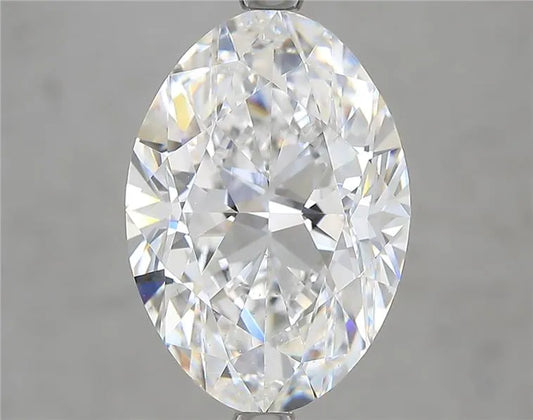 5.03ct Oval Lab Grown Diamond (Colour E, Clarity VS2, GIA Certified)