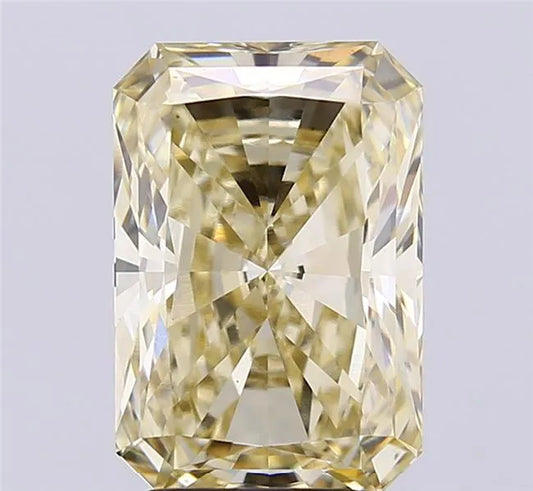 5.08ct Radiant Lab Grown Diamond (Colour Fancy Light Yellow, Clarity VS1, IGI Certified)