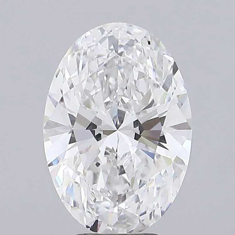 5.20ct Oval Lab Grown Diamond (Colour E, Clarity VVS2, IGI Certified)