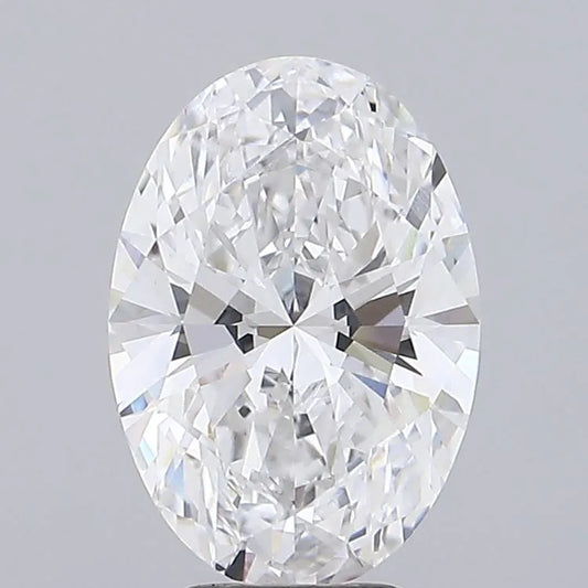 5.20ct Oval Lab Grown Diamond (Colour E, Clarity VVS2, IGI Certified)