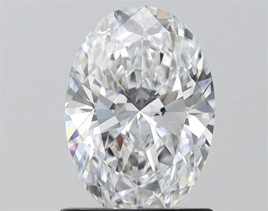 1.50ct Oval Lab Grown Diamond (Colour D, Clarity VS1, IGI Certified)