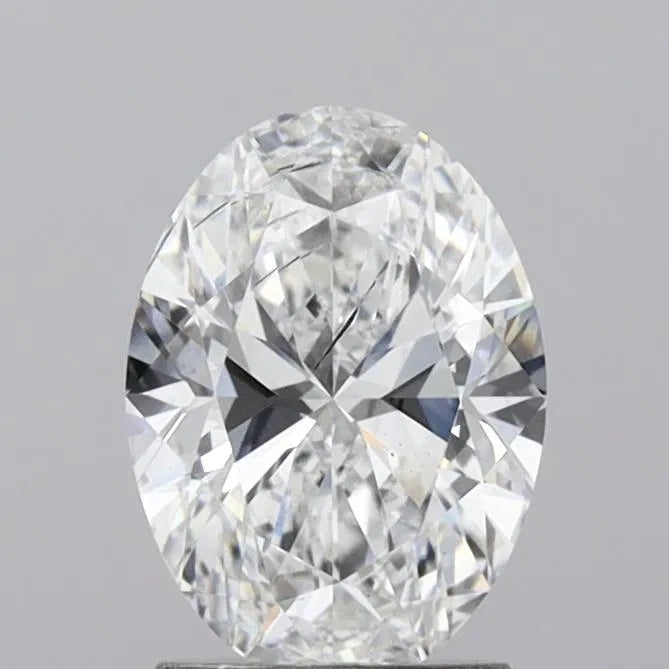 2.01ct Oval Lab Grown Diamond (Colour D, Clarity SI2, IGI Certified)