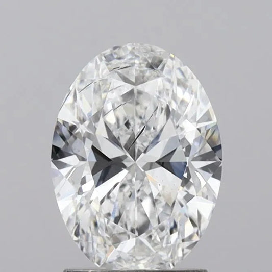 2.01ct Oval Lab Grown Diamond (Colour D, Clarity SI2, IGI Certified)
