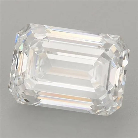 2.88ct Emerald Lab Grown Diamond (Colour E, Clarity VVS2, IGI Certified)
