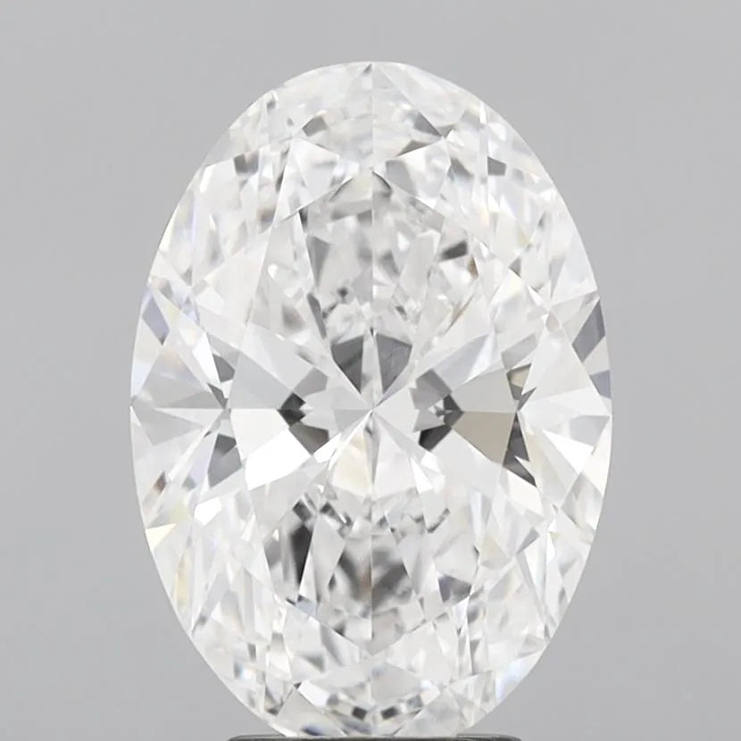 3.58ct Oval Lab Grown Diamond (Colour D, Clarity VVS2, IGI Certified)
