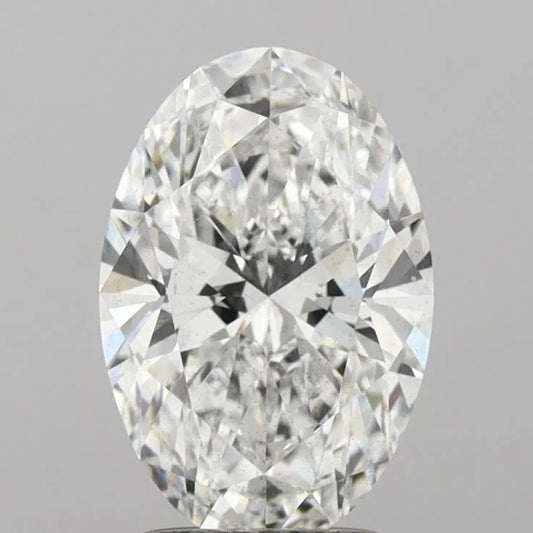 2.02ct Oval Lab Grown Diamond (Colour E, Clarity SI1, IGI Certified)