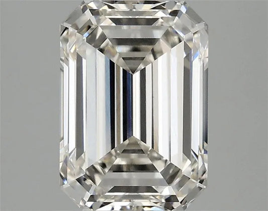 3.08ct Emerald Lab Grown Diamond (Colour H, Clarity VVS2, IGI Certified)