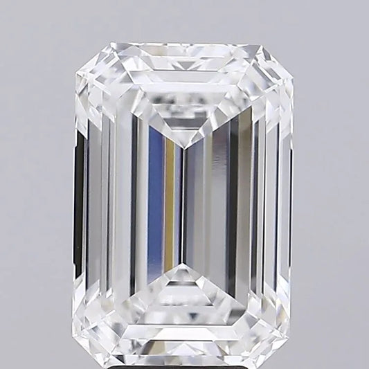 7.01ct Emerald Lab Grown Diamond (Colour E, Clarity VVS1, IGI Certified)