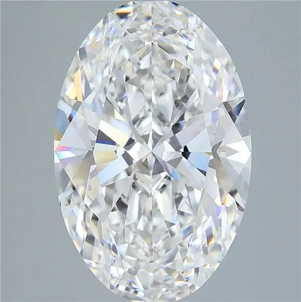 7.02ct Oval Lab Grown Diamond (Colour D, Clarity VVS2, IGI Certified)